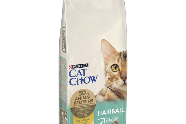 PURINA CAT CHOW Hairball Control, Pui, 15 kg