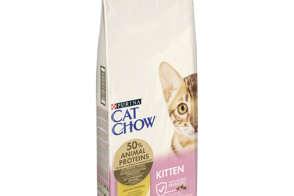 PURINA CAT CHOW KITTEN, Pui, 15 kg