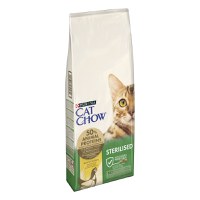 PURINA CAT CHOW Sterilised, Pui, 15 kg - 1