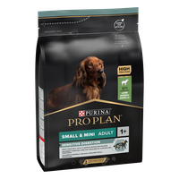 PURINA PRO PLAN ADULT Sensitive Digestion, Talie Mică și Foarte Mică, Miel, 3 kg - 1