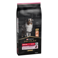 PURINA PRO PLAN ADULT Sensitive Skin, Talie Medie, Somon, 14 kg - 1