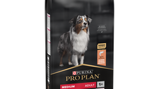 PURINA PRO PLAN ADULT Sensitive Skin, Talie Medie, Somon, 14 kg