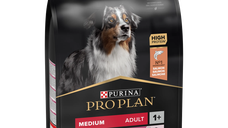 PURINA PRO PLAN ADULT Sensitive Skin, Talie Medie, Somon, 3 kg