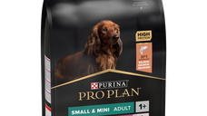 PURINA PRO PLAN ADULT Sensitive Skin, Talie Mică și Foarte Mică, Somon, 3 kg