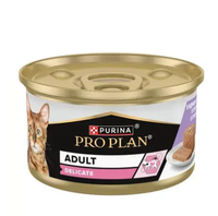 PURINA PRO PLAN Cat Wet Can, Adult Delicate, 85 g - 1