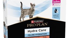 PURINA PRO PLAN Hydra Care, supliment de hidratare pentru pisici, somon, 10x75 g