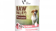 Raw Paleo Puppy, Carne Porc, 400 g