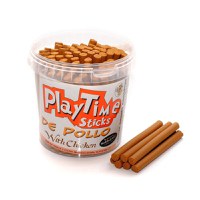 Recompense Pentru Caini Baton Pui Semi-umed Hobbit, 100 buc/ 1 kg - 1