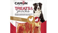 Recompense pentru caini, Camon, Urechi de Iepure si Carne de Pui, 80 g