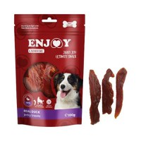 Recompense pentru caini Enjoy Carnivore Real Duck Jerky Treats cu rata, 100 g - 1