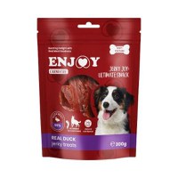 Recompense pentru caini Enjoy Carnivore Real Duck Jerky Treats cu rata, 300 g - 1