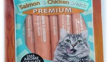 Recompense pisici, Eat & Fun Salmon & Chicken Snack, 70 g