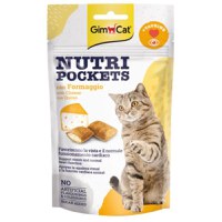 Recompense pisici, Gimpet Nutri Pockets cu Branza si Taurina, 60 g - 1