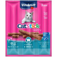 Recompense Pisici Vitakraft CatStick Cambula si Omega-3, 3 x 18 g - 1