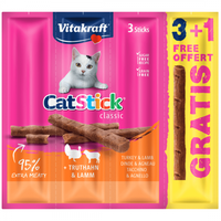 Recompense Pisici Vitakraft CatStick Curcan si Miel 3+1 PROMO, 72 g - 1