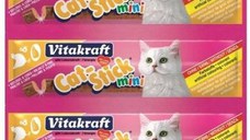 Recompense Pisici Vitakraft CatStick Pasare si Ficat, 3 x 18 g