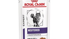 ROYAL CANIN Neutered Maintenance, formula veterinara, plic hrana umeda pisici, managementul greutatii, 85 g