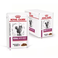 ROYAL CANIN Renal cu Vita, dieta veterinara, plic hrana umeda pisici, sistem renal, (in sos), 12x85 g - 1