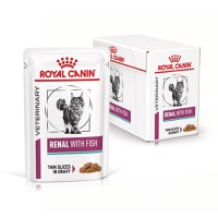ROYAL CANIN Renal Fish, dieta veterinara, plic hrana umeda pisici, sistem renal, 12x85 g - 1