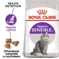 Royal Canin Sensible Adult hrana uscata pisica, digestie optima, 2 kg - 1