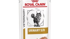 ROYAL CANIN Urinary S/O, dieta veterinara, plic hrana umeda pisici, sistem urinar, (pate), 85 g