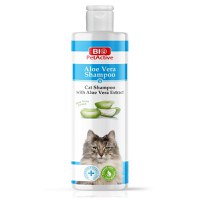 Sampon pentru pisici, Bio PetActive Aloe Vera Shampoo Cat, 400 ml - 1