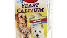 Sanal Dog Yeast Calcium 100 tablete - Supliment Natural pentru Caini