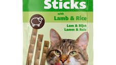 Sanal Sticks cu Miel si Orez, 15g - Recompensa Delicioasa pentru Pisici