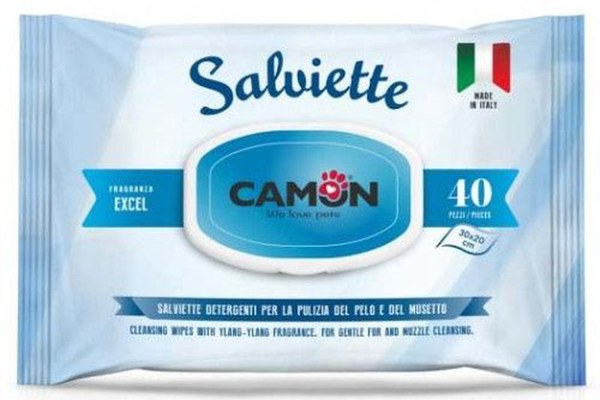 Servetele pentru curatare cu parfum excel, Camon, 40 buc