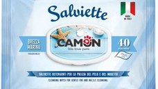 Servetele pentru curatare cu parfum marine, Camon, 40 buc