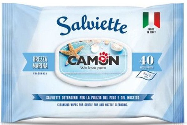 Servetele pentru curatare cu parfum marine, Camon, 40 buc