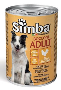 Simba Dog Pui & Curcan Conserva, 1,23 kg - 1