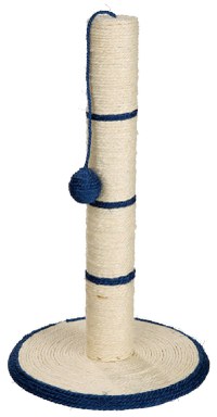 Sisal Plat cu Stalp si Jucarie H62 cm Diametru 35 cm 4310 (R) - 1
