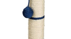 Sisal Plat cu Stalp si Jucarie H62 cm Diametru 35 cm 4310 (R)