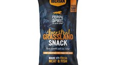 Snack pentru câine Ancestral Grassland, Primal Spirit, cu pui și porc, 110 g