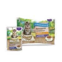 Stuzzy Pack bucati, sos Sterilized pui/ curcan, 4 x 85 g - 1