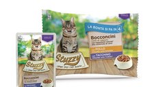 Stuzzy Pack bucati, sos Sterilized pui/ curcan, 4 x 85 g