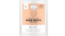 Supa de oase de curcan bio pentru pisici Doctor Totolici, cu dop resigilabil, 150 ml