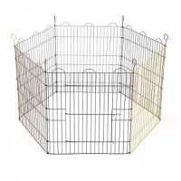 Tarc pentru iepuri, 6 laturi, 105x105x58 cm - 1
