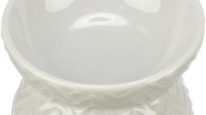 Trixie, castron ceramic ridicat ergonomic, taupe deschis, 0.15 L/ 13 cm