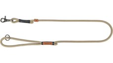 Trixie Lesa Coarda Be Nordic, S - M: 1 m/ 8 mm, Nisipiu/ Negru