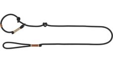 Trixie Lesa si Zgarda Strangulanta Be Nordic, L-XL: 1.7 m/ 13 mm, Negru/ Nisipiu