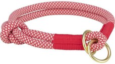 Trixie Zgarda Coarda, S - M: 40 cm/ 10 mm, Rosu/ Crem