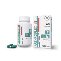 Vetapro Arthroflex-in Faza 1, Suport Articulatii si Cartilaje Caini, 60 tablete - 1