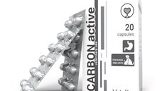 Vetapro Carbon Active, Suport Gastrointestinal Caini si Pisici, 20 capsule