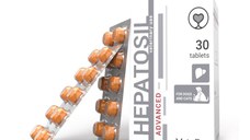 Vetapro Hepatosil Advanced, Suport Hepatic Caini si Pisici, 30 tablete