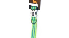 Walkit Zgarda Caine Special Twill Waved Verde/ Albastru, 2.0x35-50 cm
