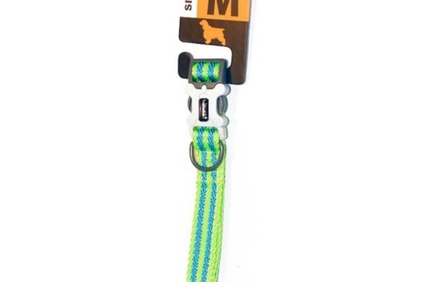 Walkit Zgarda Caine Special Twill Waved Verde/ Albastru, 2.0x35-50 cm