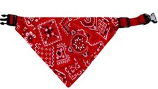 Zgarda Caini Flamingo Rosie Cu Bandana, 22-35 cm