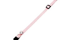 Zgarda Flamingo Light Pink Cu Clopotel Pisici, 30 cm